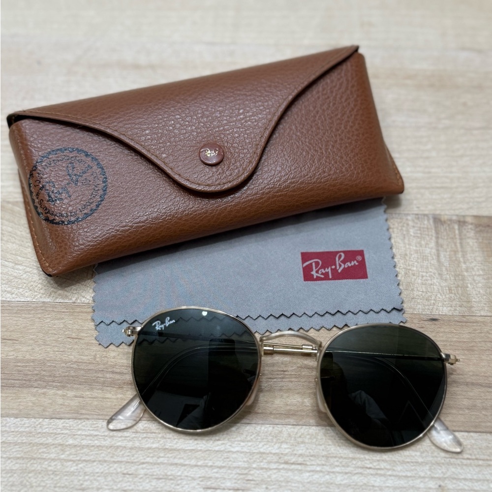 Ray-Ban Unisex Rb3447 Round Metal Round Sunglasses